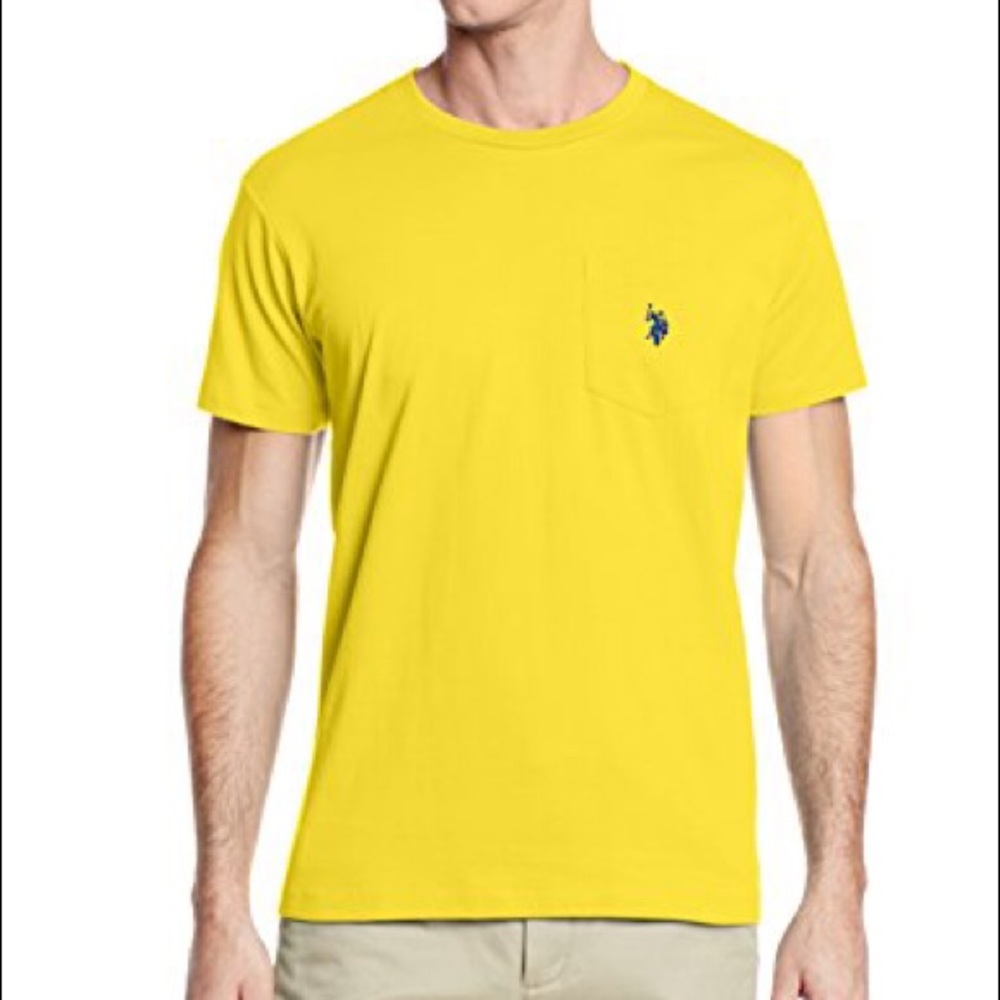 Yellow Men’s XXL Polo T-Shirt, Never Worn!
